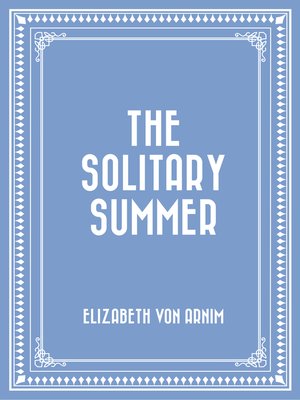 cover image of The Solitary Summer